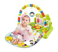 Baby Activity Mat, Music Activity Activity Gym Mat Pit with Removable Mat with Sensory Toy for Newborn Toddlers for Developing Motor Skills and Cognition