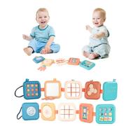 Baby Aeroplane Travel Toy - Busy Activity Board for Toddlers, Montessori Toy Baby, Activity Book for On the Go in the Travel Car, Sensory Educational Development Toy from 1 Year