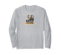 Baby African Elephant Calf Elefante Long Sleeve T-Shirt