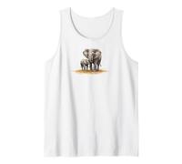 Baby African Elephant Calf Elefante Tank Top