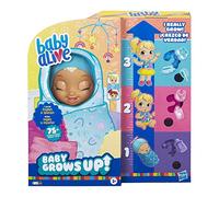 Baby Alive Baby Grows Up (Happy) - Happy Hope or Merry Meadow, Growing and Talking Baby Doll, Toy with 1 Surpr