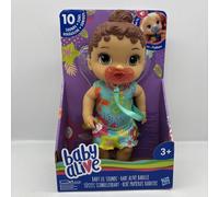 Baby Alive Baby Lil Sounds Brunette Doll Interactive Sounds NEW Sealed