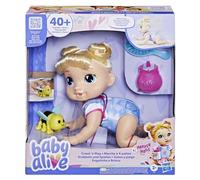 Baby Alive Crawl 'n Play Harper Hugs Electronic Crawling Baby Doll Set, Blonde Hair, Kids Toys for Girls & Boys 3 Years & Up, 10.75 Inches
