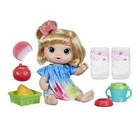 Baby Alive, Coffee poupée Boissons fruitées, pomme, presse-agrumes factice, boit et mouille sa couche, des 3 ans, cheveux bl..