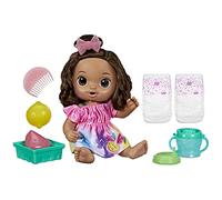 Baby Alive Fruity Sips Doll, Lemon, Pretend Juicer Baby Doll Set, Kids 3 and Up, Brown Hair
