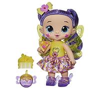 Baby Alive Glo Pixies Doll, Siena Sparkle, Interactive 10.5-inch Pixie Doll Toy for Kids 3 and Up, 20 Sounds, Glows with Pretend Feeding