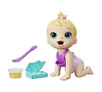 Baby Alive Lil Snacks Doll, Eats and Poops, Snack Theme, 8 Inch Baby Doll, Snack Box Shape Toy for Kids Aged 3+ Blonde Hair