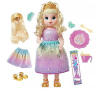 Baby Alive Princess Ellie Grows Up! Interactive Baby Doll with Accessories, Talking Baby Dolls, Toys for 3 Year Old Girls and Boys and Up, Blonde Hair, 18-Inch