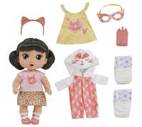 Baby Alive Super BFF Katie Kat Black Hair Dress Up Baby Doll Playset, 11 Inches, Toys for 3 Year Old Girls & Boys & Up (Amazon Exclusive)