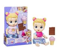 Baby Alive Sweet Snacks Harper Hugs Doll with Food Accessories, Blonde Hair, 28 cm, Toys for 3-year-old Girls and Boys & Up