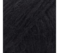 Baby Alpaca and Merino Wool Yarn, 4 Medium, Worsted, Aran, Drops Air, 1.8 Ounce 164 Yards (31 Black)