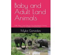 Baby and Adult Land Animals: Kids Ages 3 and Above | Fun Educational Activity Book for Toddlers & Preschoolers