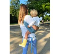 Baby and child carrier in denim 9 months - 4 years WILDRIDE denim blue