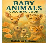 Baby Animals Coloring Book for Kids & Adults: Adorable Wildlife Scenes to Calm Your Mind and Spark Creativity: A Wholesome Journey Through the Wild - ... & More in Beautiful Grayscale Illustrations