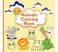 Baby Animals Coloring Book for Kids Ages 3-5: Fun and Educational Activity with Animal Names in English and Spanish