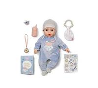 Baby Annabell Interactive Alexander 43cm - Soft bodied baby doll with realistic movements, sounds & accessories - Suitable for Children Aged 3+