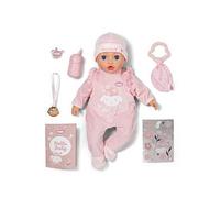 Baby Annabell 43cm - interactive soft bodied baby doll with realistic movements & sounds - Soft body with accessories - Requires batteries - Suitable for Children Aged 3+