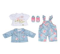 BNIB Zapf Baby Annabell Active Deluxe Jeans Set Active 43cm Floral