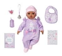 Baby Annabell Active Leah 706640-43cm Doll with Soft Cuddly Body and Realistic Features & Sounds - Includes Clothing & Accessories - Require 3 AAA