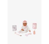 Baby Annabell Leah - 43cm interactive baby doll - Realistic movements & sounds - Soft body with accessories - Requires batteries - Suitable for Children Aged 3+