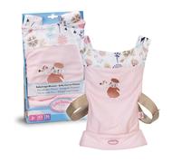 Baby Annabell Baby Doll Carrier - Doll accessory with adorable design & floral details - Adjustable cushioned straps - Wearable on the front & back - Suitable for children aged 3+