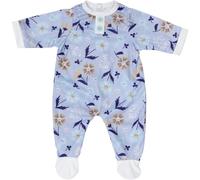 Baby Annabell Blue Romper - Soft fabric with floral patterns - Fits any 43cm Baby Annabell & BABY born baby dolls doll clothing - Suitable for Children Aged 3+