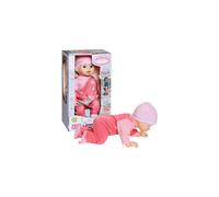 Baby Annabell Emily Walk with Me 710623 - 43cm Doll with Pink Romper and Hat - Requires 3 AAA Batteries (Not Included) - Suitable for Kids From 3+ Yea