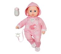 Baby Annabell Hannah Let's Play, Baby Doll with 5 Functions, Soft Fabric Body and Accessories, 36cm Tall Doll, For Children Aged 1+, 711002 Zapf