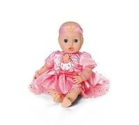 Baby Annabell Birthday Dress 710548 - Pink Tulle Dress with Matching Crown Headband for 43 cm Dolls, Suitable for Children from 3 Years