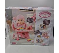 Baby Annabell High Chair Set / Lunch Time Table New