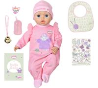 Baby Annabell Interactive Active Annabell 43cm Soft Doll & Accessories New Gift