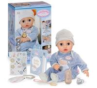 Baby Annabell Interactive Alexander 43cm - Soft bodied baby doll with realistic movements, sounds & accessories - Suitable for Children Aged 3+