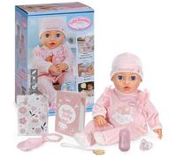 Baby Annabell Interactive Annabell 43cm - Soft bodied baby doll with realistic movements, sounds & accessories - Suitable for Children Aged 3+