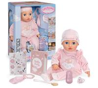 Baby Annabell Active Annabell 43cm - interactive soft bodied baby doll with realistic movements & sounds - Soft body with accessories - Requires batteries - Suitable for Children Aged 3+