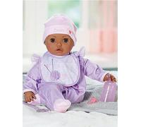 Active Leah 706640 - 43cm Doll with Soft Cuddly Body and Realistic Features & Sounds - Includes Clothing & Accessories - Require 3 AAA Batteries (Not