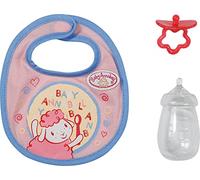 Baby Annabell Little Feeding Set Age 3+ 706534 - Feeding Set Suitable for 36cm Dolls for Toddlers - Includes Feeding Bib, Bottle, and Dummy for Soothing & Pretend Play - Suitable from 1 Year