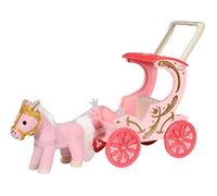 Little Sweet Carriage & Pony 707210 - For Dolls Sized 36cm to 43cm for Toddlers - Carriage Includes Light Effects, Removable Handle/Harness -
