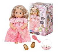 Baby Annabell Little Sweet Princess 36cm - For Toddlers 1 Year & Up - Promotes Empathy & Social Skills - Includes Dress, Shoes, Tiara & Brus
