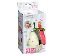 Baby Annabell Lunch Time Feeding Set 707494 - Pear-Shaped Feeding Lunch Box for 36cm and 43cm Baby Annabell - Require 3 LRAA (Included) - Suitable for Kids From 3+ Years