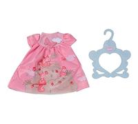 Baby Annabell Pink Dress 709603 - Clothing Items & Accessories for Dolls up to 43cm - Includes Dress and Clothing Hanger - Suitable for Kids from 3+