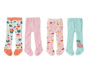 Baby Annabell Unisex Kids 43 Cm Tights 2pcs 2 Assorted, Multicolored, 3 Years UK