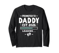 Baby Announcement for First Time Dad Promoted to Daddy 2026 Long Sleeve T-Shirt