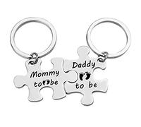 Baby Announcement Gifts New Parents Gift Mum to Be Gift Parents to be Keyring Pregnancy Announcement Gift to Be Mommy and Daddy to Be Keychain Set First Time Mum/Dad Gift New Mom Keychain New Dad Gift