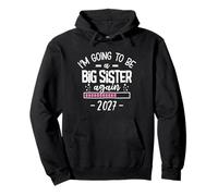 Baby Announcement I'm Going to Be a Big Sister Again 2027 Pullover Hoodie