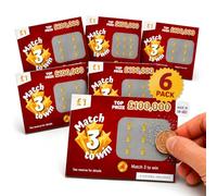 Baby Announcement Scratch Cards - Select your Pack Size - Pregnancy Reveal Gift - Made in UK (6 Pack)