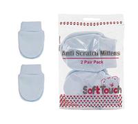 Baby Anti Scratch Mittens, 2 Pairs, Scratch Mitts, Twin Pack