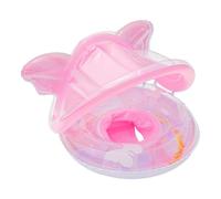 Baby Armbands - Sun Protection Paddle Ring for with Hood Butterfly Shape Seat Ring for Splashing in the Garden Pool Summer Outdoor