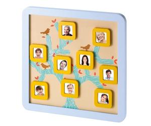 Baby Art Family Tree Frame, Yellow Backgroud