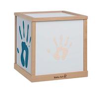 Baby Art Family Wooden Light House, Customisable lamp with The Handprint of The Whole Family, Bedroom Decoration Lantern, Children Night Light