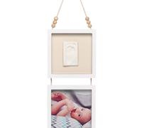 Baby Art Hand & Footprint Hanging Frame - Personalised Baby Keepsake Gift NEW